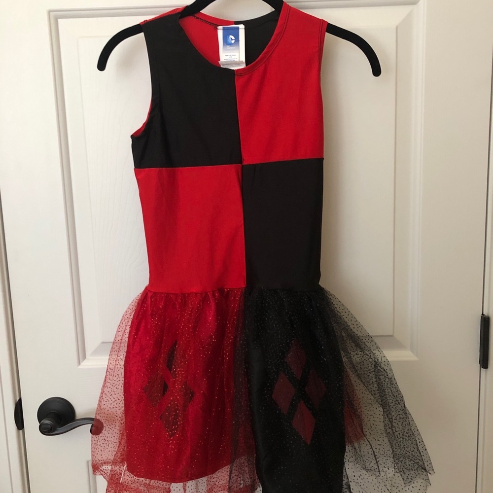 Harley Quinn Costume with Accessories Sz 12-14